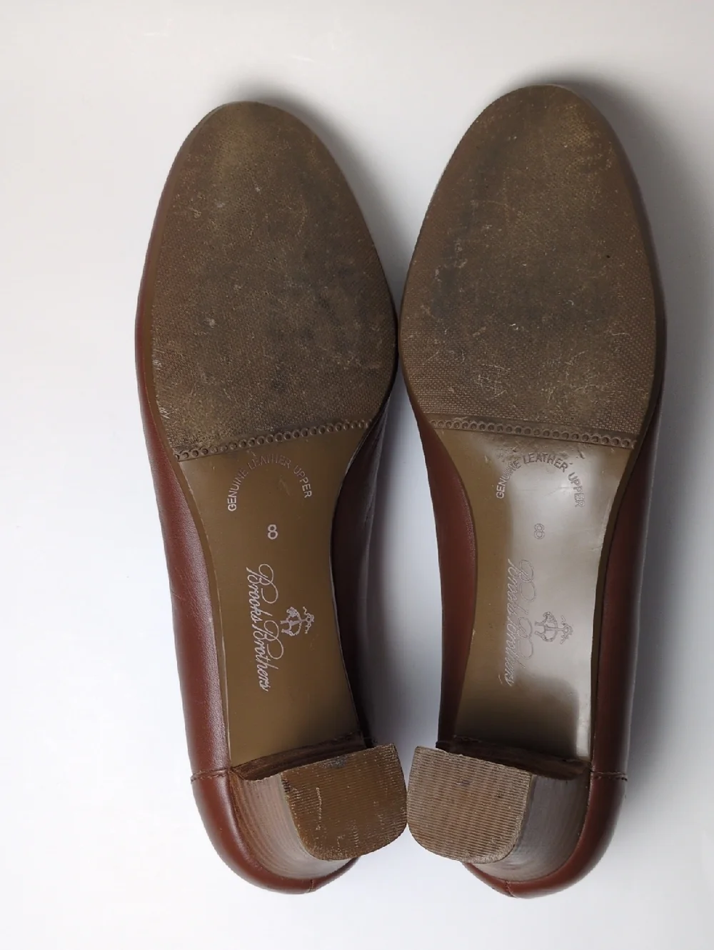 Brooks Brothers Brown Leather Block 2